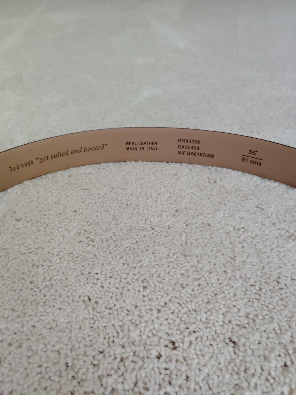 NEW Ted Baker Men's Leather Belt